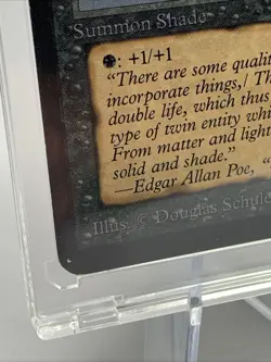 ALPHA - Frozen Shade - Played MTG Magic the Gathering 1993 Card in Holder - Image 3