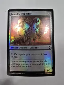 Foundry Inspector Commander Legends Foil Mtg Magic The Gathering - Image 1