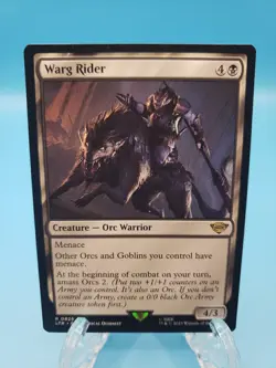 MTG Warg Rider - The Lord of the Rings #826 Rare Regular Finish - Image 1