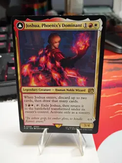 MTG Final Fantasy Joshua, Phoenix's Dominant / Phoenix Warden Of Fire x1 LP Rare - Image 1