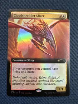MTG Cloudshredder Sliver (Extended Art) - Secret Lair Drop Series (SLD) NM Foil - Image 1