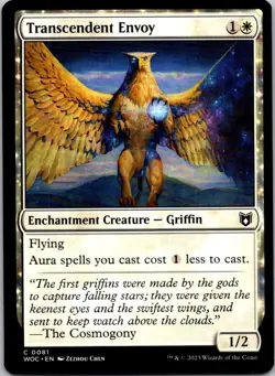 Magic the Gathering HP Transcendent Envoy Wilds of Eldraine Commander MTG - Image 1