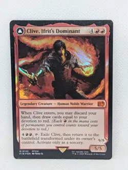 Clive Ifrit's Dominant Final Fantasy Prerelease FOIL FFXVI MTG Magic Gathering - Image 1