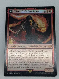 Clive Ifrit's Dominant Final Fantasy Prerelease FOIL FFXVI MTG Magic Gathering - Image 3