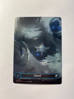 Island (0368) (Borderless) (Galaxy Foil) Edge of Eternities Foil NM MTG - Image 1