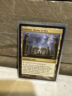 MTG English Nykthos, Shrine to Nyx NM Normal Theros Mint Condition Pack Fresh - Image 2