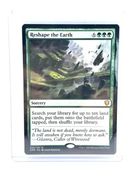 MTG Reshape the Earth - Commander Legends #249 - Image 1