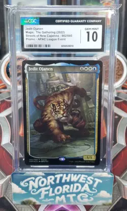 Graded MTG - CGC Gem Mint 10 - APAC League Event - Jedit Ojanen (Foil) Textless - Image 1