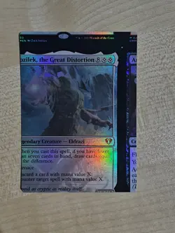 MTG Misprint Kozilek, the Great Distortion NFC Foil Commander Legends - Image 1
