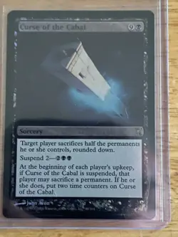 MTG: Curse of the Cabal: Time Spiral: Foil: Near Mint Condition - Image 1