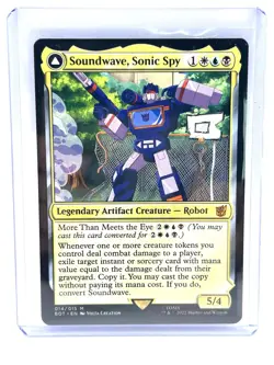 Soundwave, Sonic Spy #14 (NM) Transformers BOT Magic MTG - Image 1