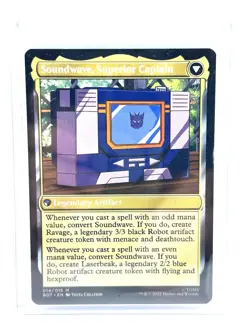 Soundwave, Sonic Spy #14 (NM) Transformers BOT Magic MTG - Image 2