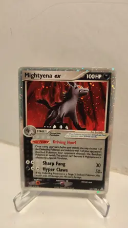 MIGHTYENA EX 101/110 (Ultra Rare) Holon Phantoms - Pokemon TCG Card English MP - Image 1