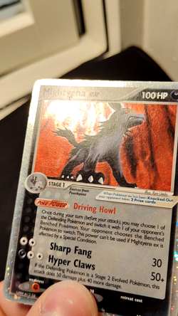 MIGHTYENA EX 101/110 (Ultra Rare) Holon Phantoms - Pokemon TCG Card English MP - Image 2