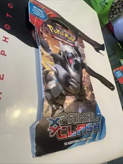 Pokemon 2015 XY Primal Clash Sleeved Booster Pack (Aggron Art) Factory Sealed - Image 3