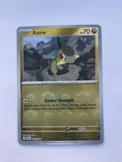 Axew 068/086 Black Bolt Pokeball Holo Pokemon TCG NM/M SV - Image 1