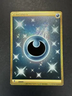 Darkness Energy - 236/203 - Pokemon Evolving Skies Sword Shield Secret Rare - Image 1