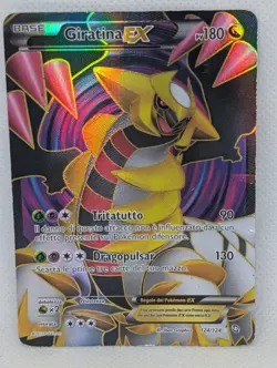 Giratina EX (124 Full Art) Dragons Exalted Holo Ultra Rare Pokemon TCG ITALIAN - Image 1