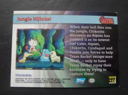 2001 Topps Pokemon Johto League Champions Screen Snaps! SNAP10 Jungle Hijinks! - Image 2