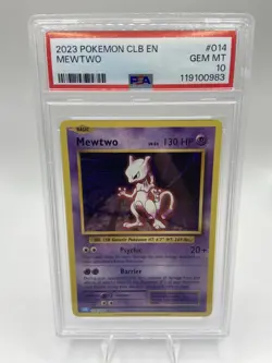 Mewtwo #14 Pokemon TCG Classic PSA 10 - Image 1