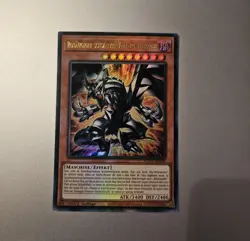 Yugioh 1x Rotaugiger Schwarzer Vollmetalldrache Ultra Rare deutsch Neu - Image 1