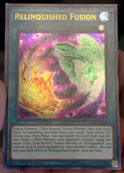 Yugioh Relinquished Fusion LED2-EN004 Ultra Rare 1st Ed LP w/Tracking - Image 4
