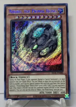 Nibiru, The Primal Being BROL-EN080 1st Edition Secret Rare Yugioh TCG NM/M - Image 1