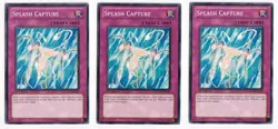 3X Splash Capture ORCS-EN067 - Yugioh Yu Gi Oh! 3 Playset 1st Edition - Image 1
