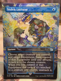 U 0332 Stolen Uniform Borderless Uncommon Final Fantasy MTG Card FFVI Instant - Image 1