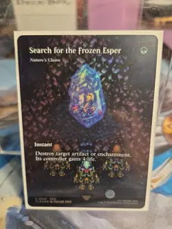 Search for the Frozen Esper Nature's Claim Showcase Foil Final Fantasy MTG Card - Image 2