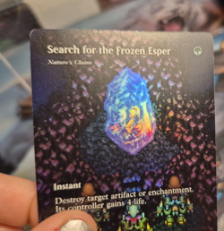 Search for the Frozen Esper Nature's Claim Showcase Foil Final Fantasy MTG Card - Image 3