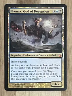 Awesome Magic The Gathering MTG Card Phenax God Of Deception 152/165 LP - Image 1