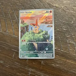 Pokemon Victini Full Art Promo Card- SVP 208: Black Bolt/White Flare M/NM - Image 1