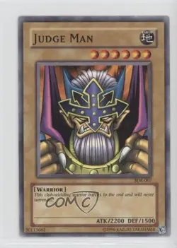Judge Man Unlimited YuGiOh Starter Deck Kaiba #SDK-007 2002 01dr - Image 1