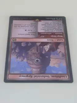 0285 Lindblum, Industrial Regency Final Fantasy MTG Card Rare FIN FFIX Land Town - Image 2
