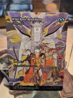 0004 Wild Rose Rebellion Counterspell FFII Showcase Final Fantasy NM MTG Card - Image 1