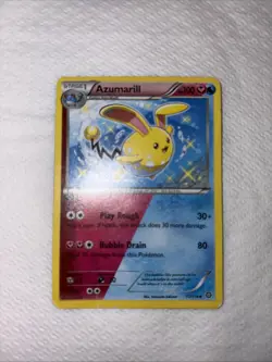 Azumarill (Fairy/Water Type) Pokemon Card - Rare Dual-Type - Near Mint (NM) - Image 1