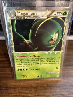 Pokemon TCG Meganium Prime HeartGold SoulSilver Holo Card 109/123 Prime Rare - Image 1