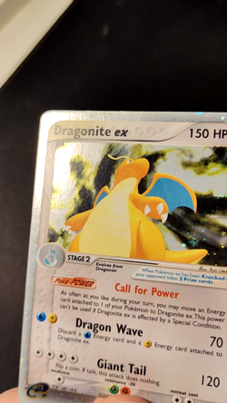 Dragonite EX 90/97 - Holo Ultra Rare Card - Ex Dragon 2003 E-Reader Vintage HP - Image 2