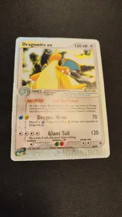 Dragonite EX 90/97 - Holo Ultra Rare Card - Ex Dragon 2003 E-Reader Vintage HP - Image 5
