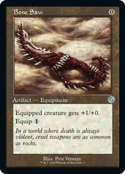 Bone Saw NM #7 The Brothers' War: Retro Frame Artifacts MTG - Image 1
