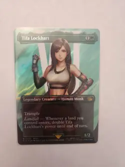 Tifa Lockhart (Borderless Surge-foil) MTG Final Fantasy - NEAR MINT - R 0536 - Image 1