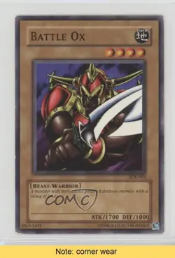 Battle Ox Unlimited YuGiOh Starter Deck Kaiba #SDK-005 2002 READ 00eu - Image 1