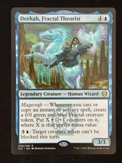 1x MTG Deekah, Fractal Theorist - Commander 2021 (C21) #26 - Magic - Image 1