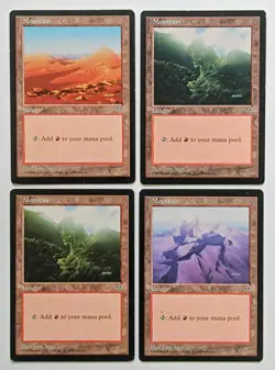 4x Mountain | Mirage | MTG | Magic The Gathering - Image 1