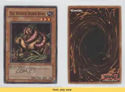 The Wicked Worm Beast Unlimited YuGiOh Starter Deck Kaiba #SDK-004 2002 READ 0c4 - Image 3
