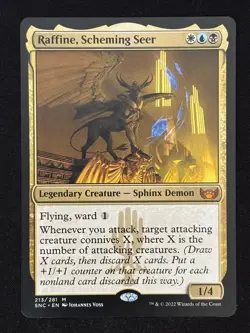 1x MTG Raffine, Scheming Seer - Streets of New Capenna (SNC) #213 - Magic - Image 1