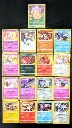 POKEMON GRAN FESTA Tutte Le Holo + Pikachu 17 Carte Nm Exc Celebrations Ita 2021 - Image 1