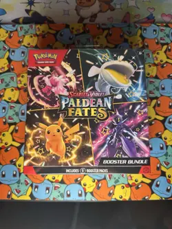 Pokemon Scarlet & Violet Paldean Fates & Surging Sparks Booster Bundle SEALED - Image 2