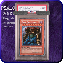 PSA 10 GATE GUARDIAN Metal Raiders 1st Edition MRD-000 YuGiOh Asian English 2002 - Image 1